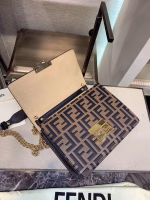 Fendi Small Kan U Bag In Calfskin Embossed With FF - Image 2