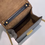 Fendi Small Kan U Bag In Black Glossy Lambskin - Image 4