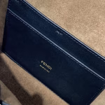 Fendi Small Kan U Bag In Black Glossy Lambskin - Image 5