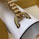 Fendi Small Kan U Bag In White Glossy Lambskin - Image 6