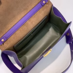 Fendi Kan U Bag In Purple Calfskin - Image 7