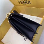 Fendi Kan U FF Flap Bag In Brick Red Calfskin - Image 7
