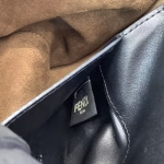 Fendi Kan U Bag In Black Glossy Lambskin - Image 5