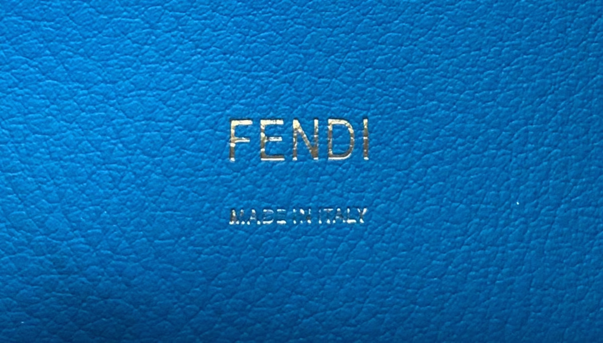 Fendi Kan U Shoulder Bag In Multicolor Leather and Suede - Image 5