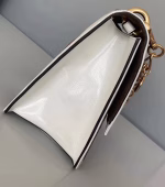Fendi Kan U Shoulder Bag In Multicolor Leather and Suede - Image 8