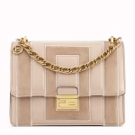 Fendi Kan U Bag In Beige Leather and Suede
