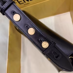 Fendi Large Kan U Bag In Black Glossy Lambskin - Image 2