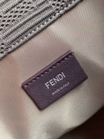 Fendi Sunshine Medium Shopper Bag In Green FF Fabric - Image 8