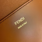 Fendi Sunshine Shopper Bag In Brown Calfskin - Image 8