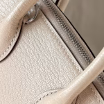 Hermes Bolide 1923 Mini Handmade Bag In Craie Chevre Mysore Leather - Image 2