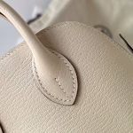 Hermes Bolide 1923 Mini Handmade Bag In Craie Chevre Mysore Leather - Image 3