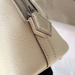 Hermes Bolide 1923 Mini Handmade Bag In Craie Chevre Mysore Leather - Image 4