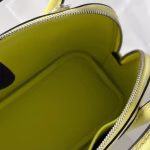 Hermes Bolide 1923 Mini Handmade Bag In Jaune Bourgeon Chevre Mysore Leather - Image 2