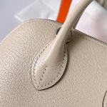 Hermes Bolide 1923 Mini Handmade Bag In Nata Chevre Mysore Leather - Image 5