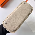 Hermes Bolide 1923 Mini Handmade Bag In Nata Chevre Mysore Leather - Image 3