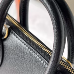 Hermes Bolide 1923 Mini Handmade Bag In Black Chevre Mysore Leather - Image 6