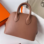 Hermes Bolide 1923 Mini Handmade Bag In Quebracho Chevre Mysore Leather - Image 6
