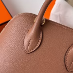 Hermes Bolide 1923 Mini Handmade Bag In Quebracho Chevre Mysore Leather - Image 5