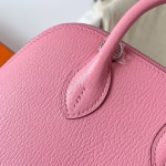 Hermes Bolide 1923 Mini Handmade Bag In Rose Confetti Chevre Mysore Leather - Image 3