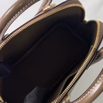 Hermes Bolide 1923 Mini Handmade Bag In Taupe Chevre Mysore Leather - Image 3