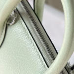 Hermes Bolide 1923 Mini Handmade Bag In Vert Fizz Chevre Mysore Leather - Image 5