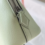 Hermes Bolide 1923 Mini Handmade Bag In Vert Fizz Chevre Mysore Leather - Image 7
