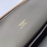 Hermes Bolide 1923 Mini Handmade Bag In Gris Meyer Evercolor Calfskin - Image 5