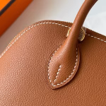 Hermes Bolide 1923 Mini Handmade Bag In Gold Evercolor Calfskin - Image 7
