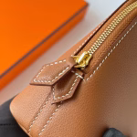 Hermes Bolide 1923 Mini Handmade Bag In Gold Evercolor Calfskin - Image 4