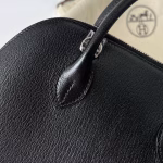 Hermes Bolide 1923 25 Handmade Bag In Black Chevre Mysore Leather - Image 4