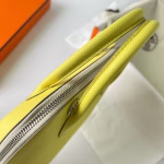 Hermes Bolide 1923 25 Handmade Bag In Lime Epsom Calfskin - Image 8