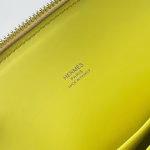 Hermes Bolide 1923 25 Handmade Bag In Lime Epsom Calfskin - Image 9
