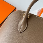 Hermes Bolide 1923 25 Handmade Bag In Taupe Epsom Calfskin - Image 8