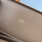Hermes Bolide 1923 25 Handmade Bag In Taupe Epsom Calfskin - Image 4