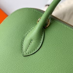 Hermes Bolide 1923 25 Handmade Bag In Vert Criquet Epsom Calfskin - Image 9