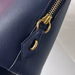 Hermes Bolide 1923 25 Handmade Bag In Blue Saphir Evercolor Calfskin - Image 8