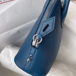 Hermes Bolide 1923 25 Handmade Bag In Deep Blue Evercolor Calfskin - Image 9