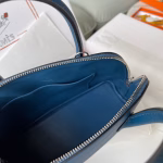 Hermes Bolide 1923 25 Handmade Bag In Deep Blue Evercolor Calfskin - Image 8