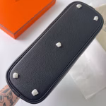 Hermes Bolide 1923 25 Handmade Bag In Black Evercolor Calfskin - Image 3