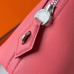 Hermes Bolide 1923 25 Handmade Bag In Rose Lipstick Evercolor Calfskin - Image 9