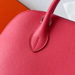 Hermes Bolide 1923 25 Handmade Bag In Rose Lipstick Evercolor Calfskin - Image 4