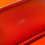 Hermes Bolide 1923 25 Handmade Bag In Rose Lipstick Evercolor Calfskin - Image 5