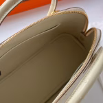 Hermes Bolide 1923 25 Handmade Bag In Parchemin Ostrich Leather - Image 8