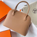 Hermes Bolide 1923 27 Handmade Bag In Chai Epsom Calfskin - Image 4