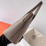 Hermes Bolide 1923 27 Handmade Bag In Gris Asphalt Epsom Calfskin - Image 7