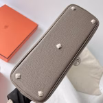 Hermes Bolide 1923 27 Handmade Bag In Gris Asphalt Epsom Calfskin - Image 9