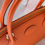 Hermes Bolide 1923 27 Handmade Bag In Orange Epsom Calfskin - Image 4