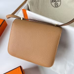 Hermes Constance 18 Handmade Bag In Chai Epsom Calfskin - Image 6