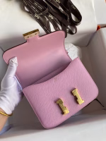 Hermes Constance 18 Handmade Bag In Mauve Sylvestre Epsom Calfskin - Image 2