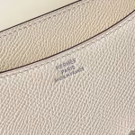 Hermes Constance 18 Handmade Bag In Nata Epsom Calfskin - Image 9